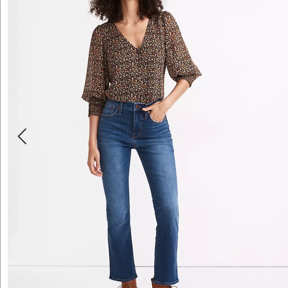 NWT MADEWELL Cali Demi-Boot Jeans